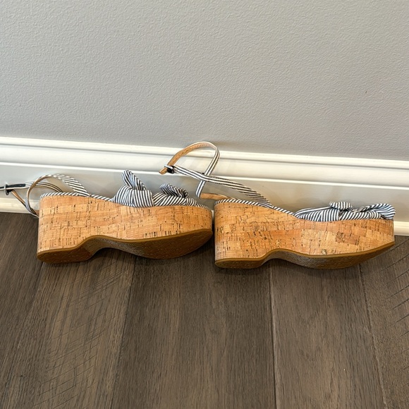 Kate Spade Wedge / Ankle Strap Platform Sandal size 7.5 - Picture 2 of 4